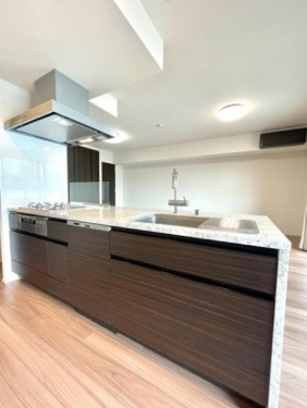 3口ガスコンロシステムキッチン