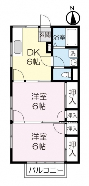募集中住戸（101号室）間取り