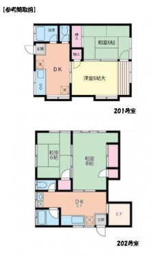 参考間取図