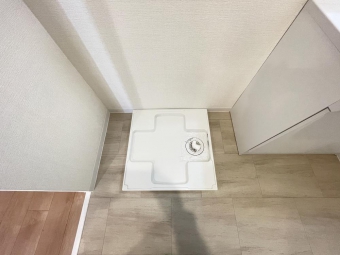 洗濯機置き場も新設