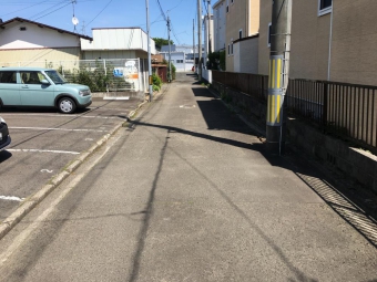 現地前面道路